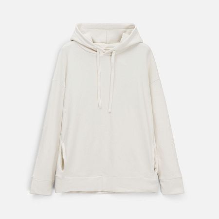 Худи унисекс H2, молочно-белое, размер XS/S