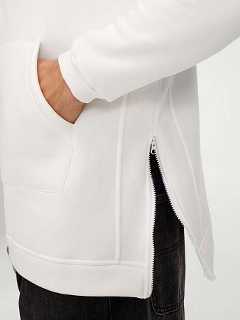 Худи унисекс оверсайз Easy Street, молочно-белое, размер M/L