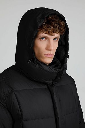 Пуховик унисекс Kapsula, черный, размер XL/2XL