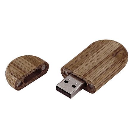 Флеш накопитель USB 2.0 Maple BOX в футляре, орех, дерево/дерево, 32 Gb