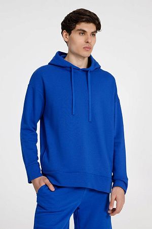 Худи унисекс H2, синее, размер XS/S