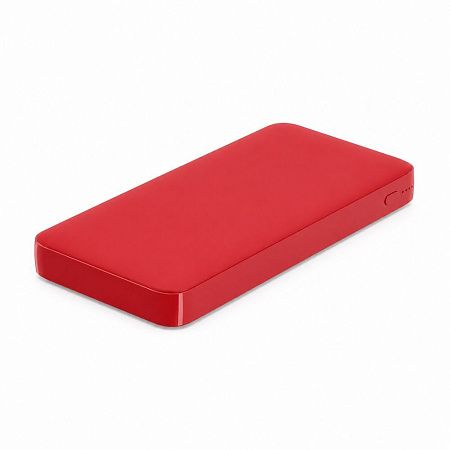 Внешний аккумулятор Polus, 10000 Mah, софт-тач покрытие, зеленый