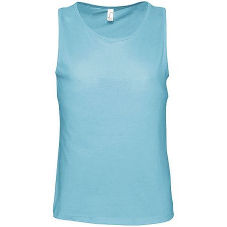 Майка мужская Justin 150, бирюзовая, размер XL