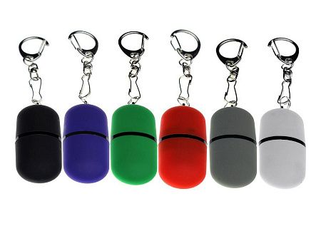 USB 2.0- флешка «Goutte Soft-touch» на 32 Гб каплевидной формы