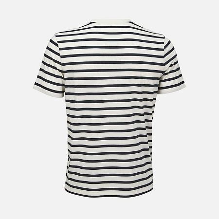 Футболка унисекс Legend, молочно-белая с темно-синим, размер XS