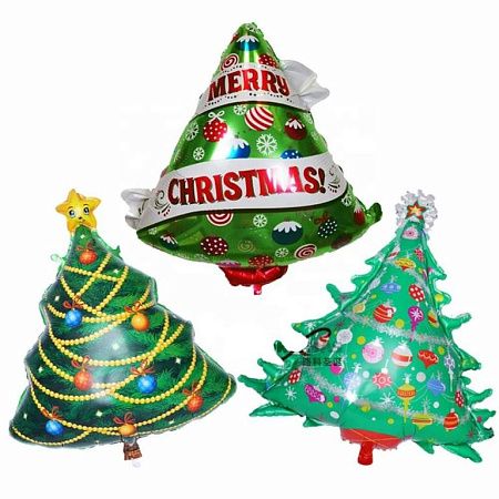 Новогодние самонадувающиеся шарики с индивидуальным дизайном