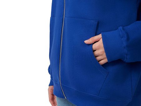 Толстовка оверсайз с капюшоном на молнии «Monaco»