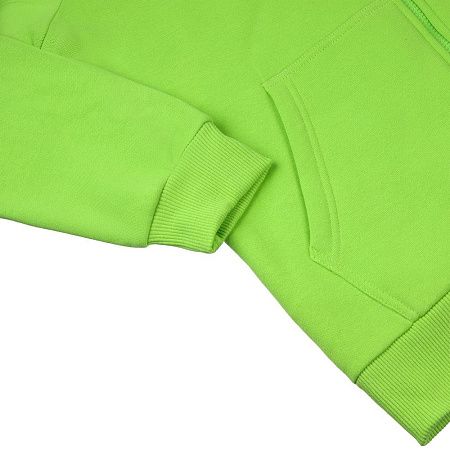 Толстовка на молнии с капюшоном Siverga Heavy 2.0, зеленое яблоко, размер 3XL