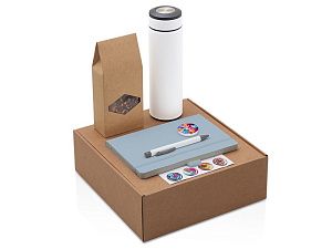 Набор «Warmpage» с термосом, блокнотом, ручкой и чаем