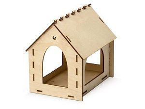 Кормушка для птиц «DIY», цвет: натуральный