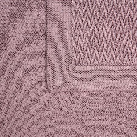 Плед Ornato, розовый (пыльная роза)