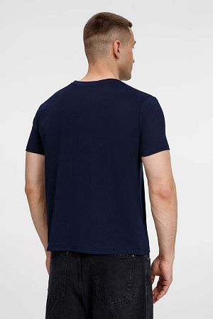 Футболка унисекс Senti, темно-синяя, размер 3XL