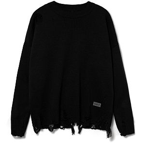 Джемпер оверсайз унисекс Grunge в сумке, серый