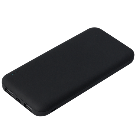 Внешний аккумулятор с подсветкой Luce 10000 mAh, черный