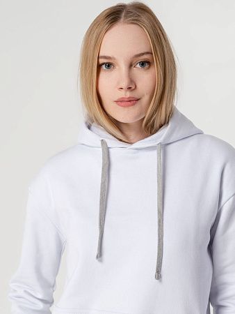 Толстовка с капюшоном Unit Kirenga Heavy, белая, размер S