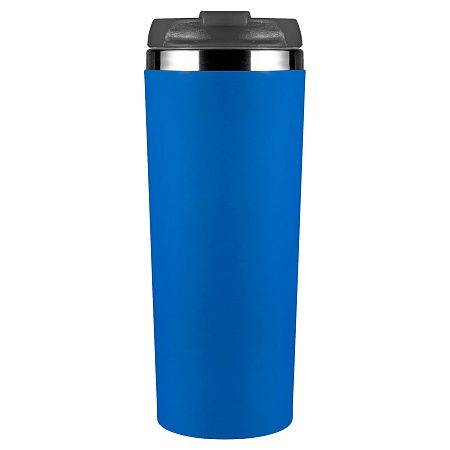 Термокружка KOMO SOFT 420мл. Синяя с черной крышкой 6061.01
