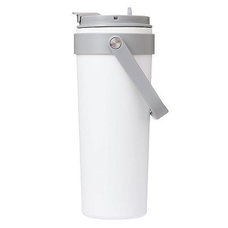 Термокружка вакуумная Solo, белая