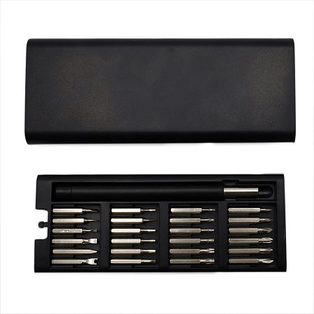 Отвертка с набором из 24 насадок ProTip, чёрная