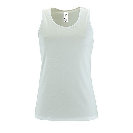 Майка женская Sporty TT Women, белая, размер S