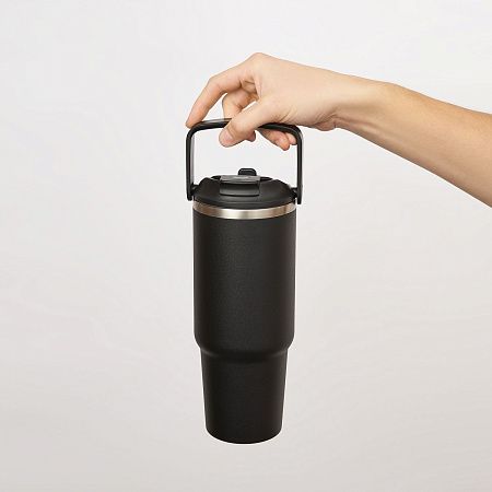 Термокружка вакуумная Montana, черный