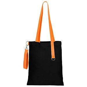 Сумка для покупок Black GLOW 325 г/м² с ремувкой, оранжевая