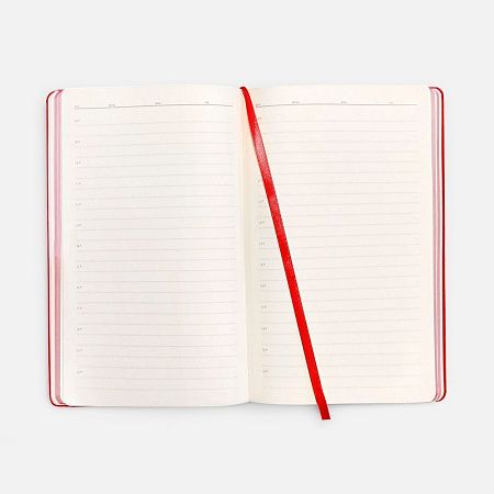 Ежедневник Shall Light, недатированный, красный