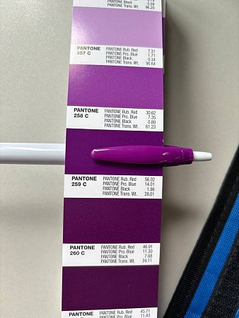 Ручка шариковая, Simple, пластиковая, белая/фиолетовая