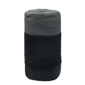 Флисовый дорожный плед из RPET