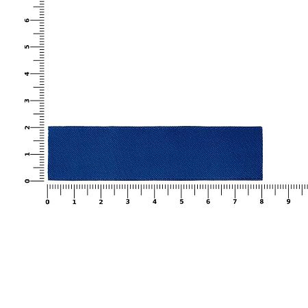 Лейбл тканевый Epsilon, S, синий