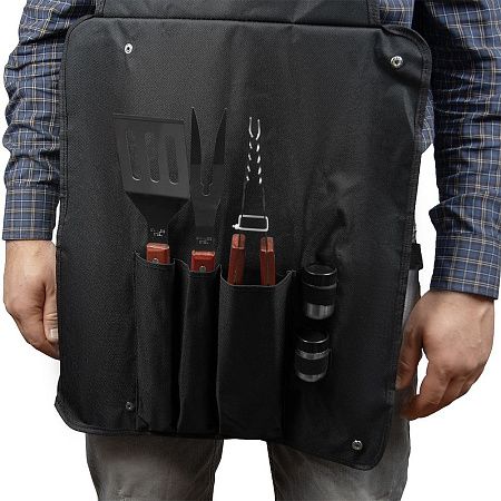 Фартук Мonochrome с инструментами для гриля