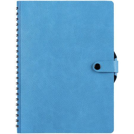 Ежедневник Strep Front на заказ, недатированный, голубой