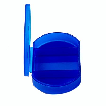 Витаминница TRIZONE, 3 отсека; 6 x 1.3 x 3.9 см; пластик, синяя