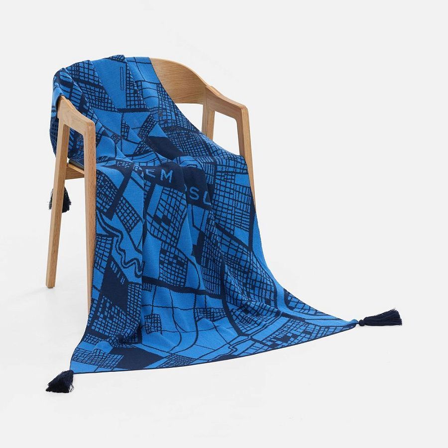 Плед на заказ Tricksy Net Light, S, полушерсть