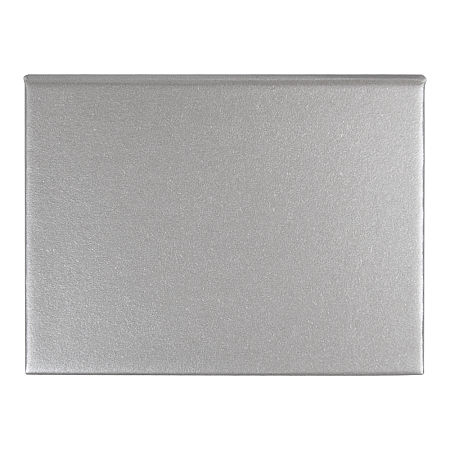 Набор цветных бумажных стикеров  Stick and Fun в твердом переплете, 50 листов в блоке,  размер 8*10,5*1 см, серебристый