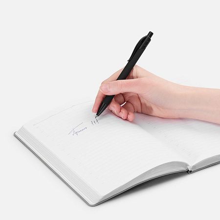 Ручка шариковая Undertone Black Soft Touch, черная