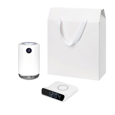 Подарочный набор Блисс (Bliss), Ригель (Rigel), черный (увлажнитель воздуха, зарядное устройство)