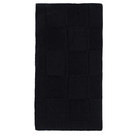 Плед Cella вязаный, темно-синий (без подарочной коробки)