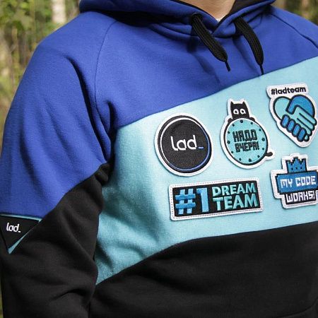 Худи со сменными стикерами