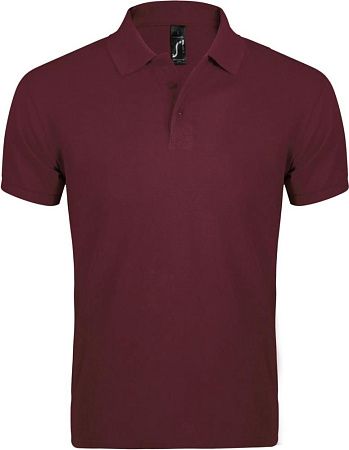 Рубашка поло мужская Prime Men 200 бордовая, размер XXL