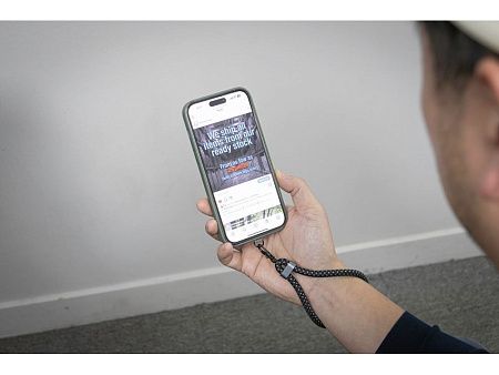 Ремешок-держатель для телефона с зарядным кабелем USB-C - USB-C «Lany Wristband Charge Eco»