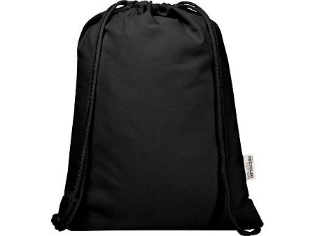 Рюкзак-мешок «Орегон Блэнд» из переработанного хлопка 140 г/м2