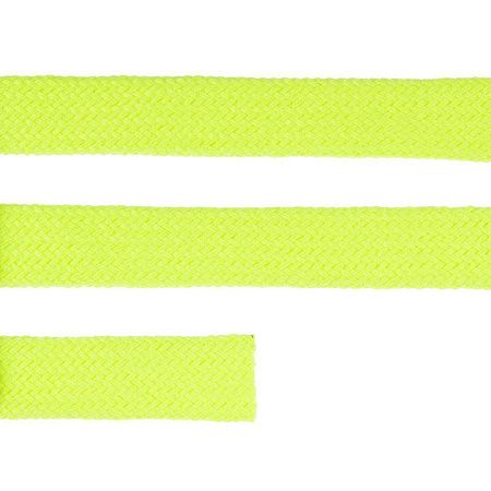 Плоский шнур Cord XL, желтый неон, 160 см