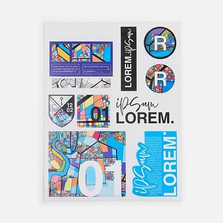 Наклейки UV-DTF Sticker Pack на заказ, L