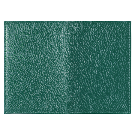 Обложка для автодокументов Leather Sky Flotter из натуральной кожи, зеленая
