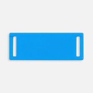 Лейбл из ПВХ Kova, голубой