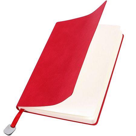 Ежедневник A5 недатированный Farfalla в мягком переплёте, красный 
