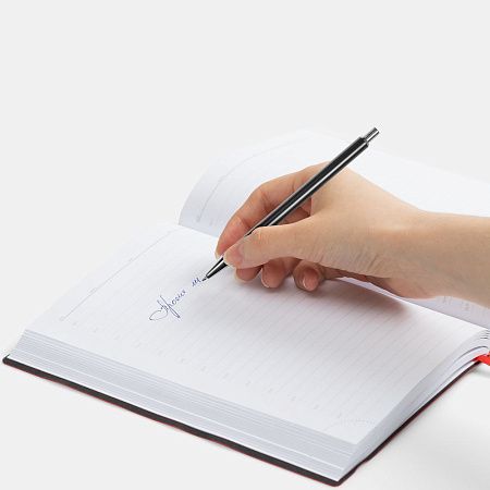 Ручка шариковая Slim Beam, черная