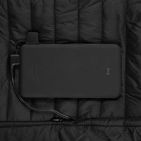 Куртка с подогревом Thermalli Meribell, черная, размер S