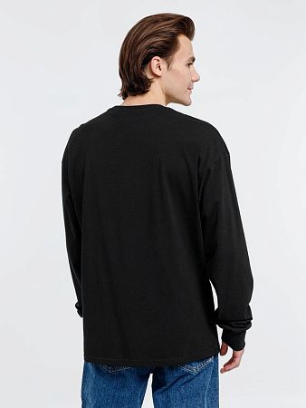 Футболка оверсайз унисекс City Sapiens, черная, размер S