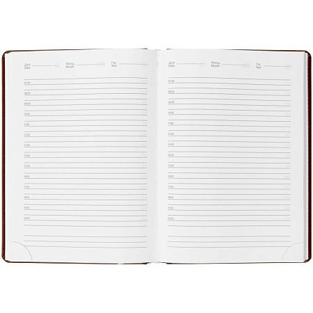 Ежедневник Nebraska, недатированный, бордовый